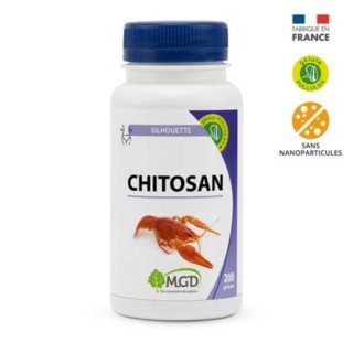 Mgd Chitosan 200 gelules