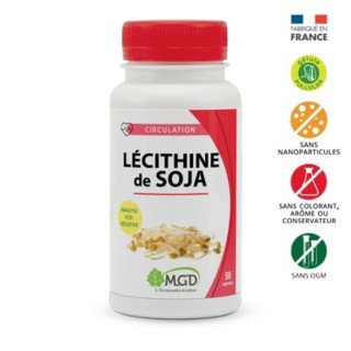 Mgd Lecithine de soja 100 capsules