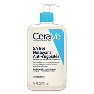 CeraVe SA Gel Nettoyant Anti-Rugosités | Peau Sèche Et Rugueuse | 473ml