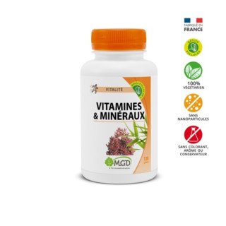 Mgd vitamines & mineraux 120gelules