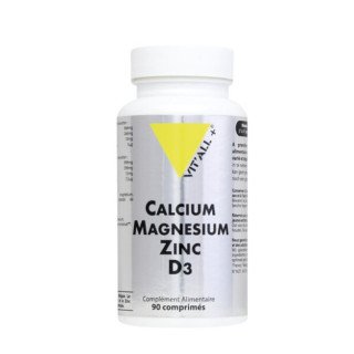 Vit'all+ Calcium Magnesium Zinc D3 90compimes