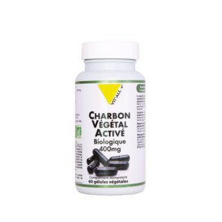 Vit'all+ Charbon Vegetal 400mg 60gelules