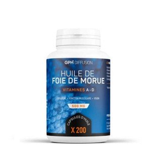 GPH huile Foie De Morue 500mg 200cps