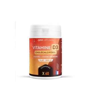 GPH Vitamine D3 60 cps