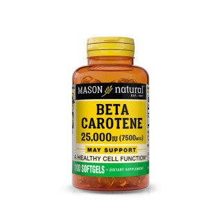 Mason natural Beta Carotene 100 softgels 1228-100A