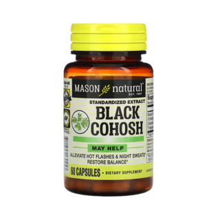 Mason Natural Black Cohosh 60 Capsules 1304-60