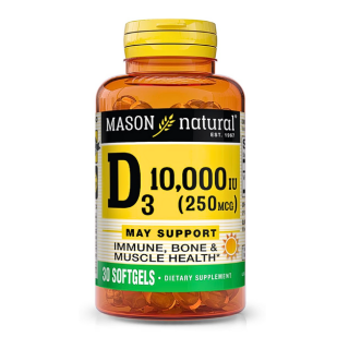 Mason Natural D3 10000 IU 30 softgels 1623-30