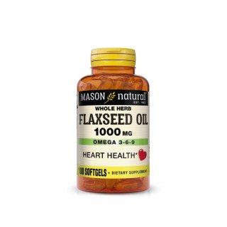 Mason natural Flaxseed Oil 1000 mg 100 softgels 1313-100A