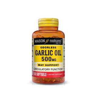 Mason natural Garlic Oil 500 mg 100 softgels 532-100