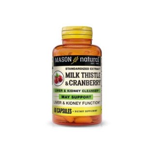 Mason Natural Milk thistle & Cranberry 60 capsules 1351-60C