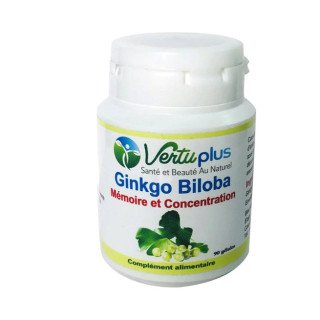 vertu plus Ginkgo Biloba 90gelules