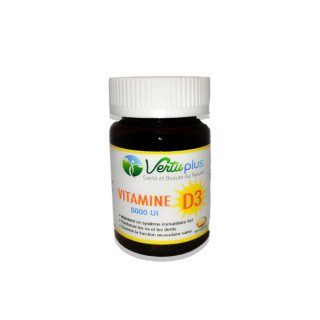 Vertu plus Vitamine D3 60cps