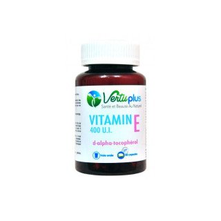 Vertu plus vitamine E 50 capsules