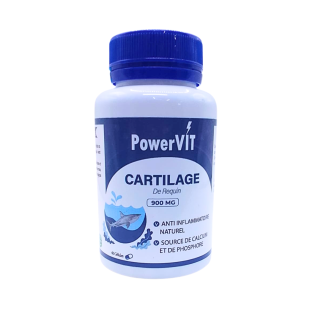 Powervit Crtilage de Requin 900mg 60gelules