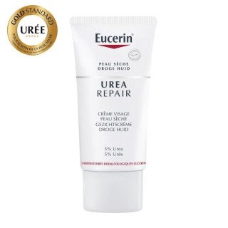 Eucerin UreaRepair Crème Visage 5% d’Urée Peau Sèche – 50ml