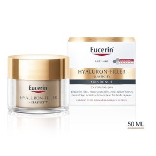 Eucerin Hyaluron-Filler + Elasticity Soin de Nuit Rides et Taches – 50ml
