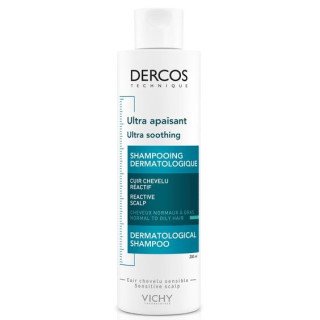 Vichy Dercos Shampoing Dermatologique Ultra Apaisant Cheveux Normaux à Gras – 200ml