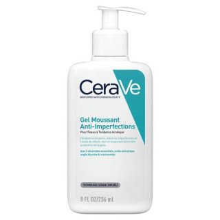CeraVe Gel Moussant Nettoyant Anti-Imperfections Peau à Tendance Acnéique – 236ml