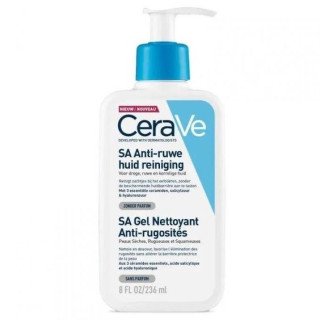 CeraVe SA Gel Nettoyant Anti-Rugosités Peau Sèche, Rugueuse et Squameuse – 236ml
