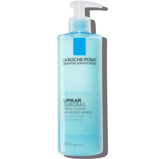 La Roche-Posay Lipikar Surgras Crème Lavante Peau Sensible et Sèche | 400ml