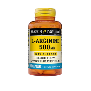 Mason Natural L-Arginine 500mg 60 capsules 1264-60