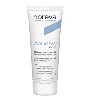 NOREVA AQUAREVA CRÈME HYDRATANTE 24H RICHE 40 ml